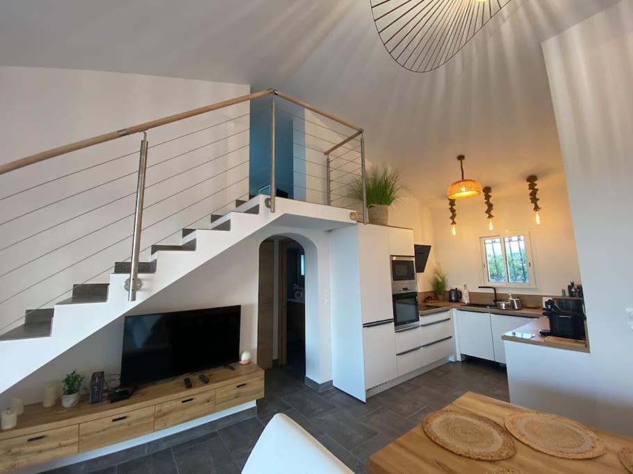 Villa Casa Totti Vue Mer Avec Piscine ปอร์โต-เวคคีโอ ภายนอก รูปภาพ